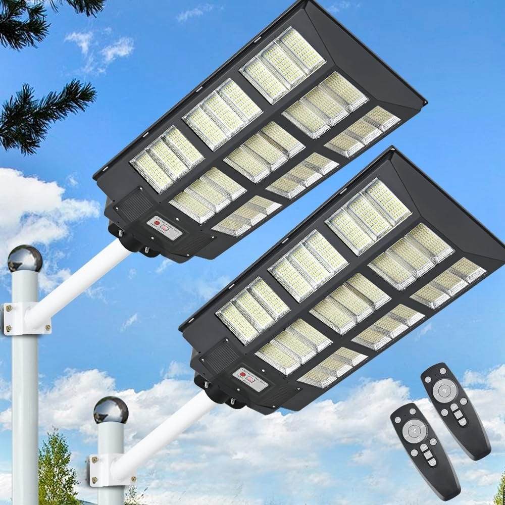 Solar motion sensor security light LED outdoor floodlight with IP65 waterproof design