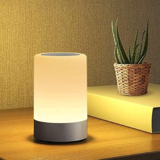MagnaGlow Smart Touch LED Table Lamp – Dimmable Rechargeable Night Light
