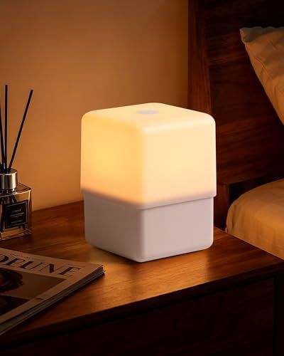 MagnaGlow Smart Touch LED Table Lamp – Dimmable Rechargeable Night Light