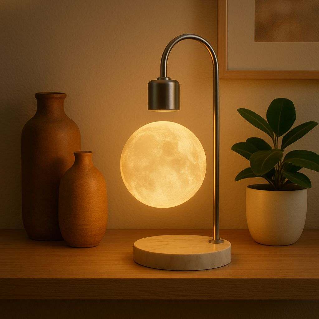 MagnaGlow Smart Touch LED Table Lamp – Dimmable Rechargeable Night Light