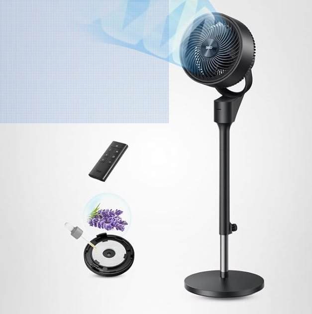 2-in-1 air circulator fan