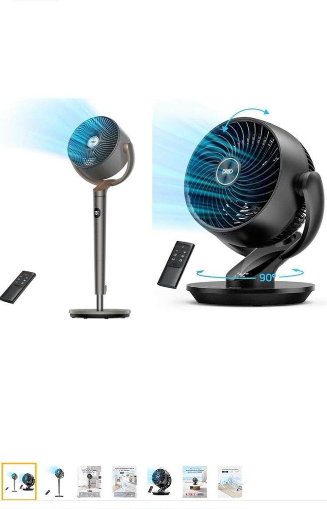 2-in-1 air circulator fan