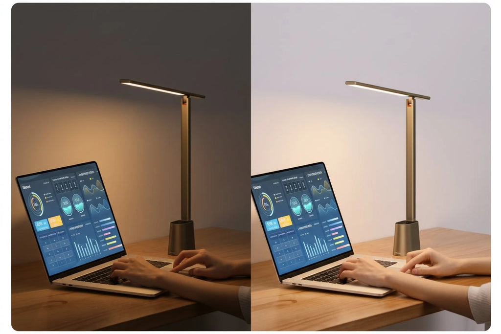 Baseus Smart Eye-Care Lamp: Adaptive Brightness LED Desk Light