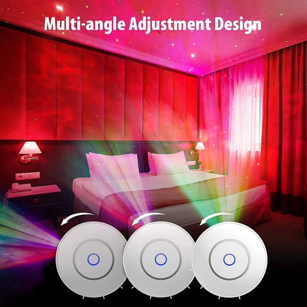 Aurora Sky Projection Lamp – Galaxy Starry Night Light with Aurora Borealis Effect