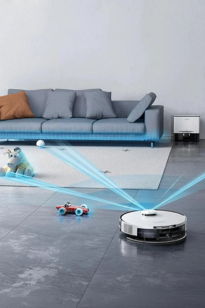 self-emptying robot vacuum and mop