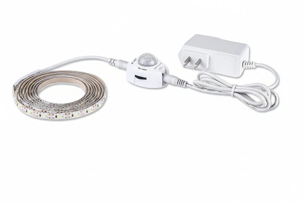 Flexible Motion Sensor LED Strip Light – Rechargeable Under Cabinet & Shelf Lighting