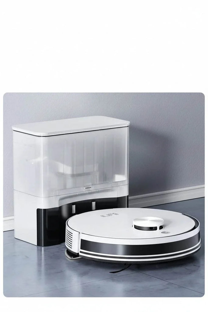 self-emptying robot vacuum and mop