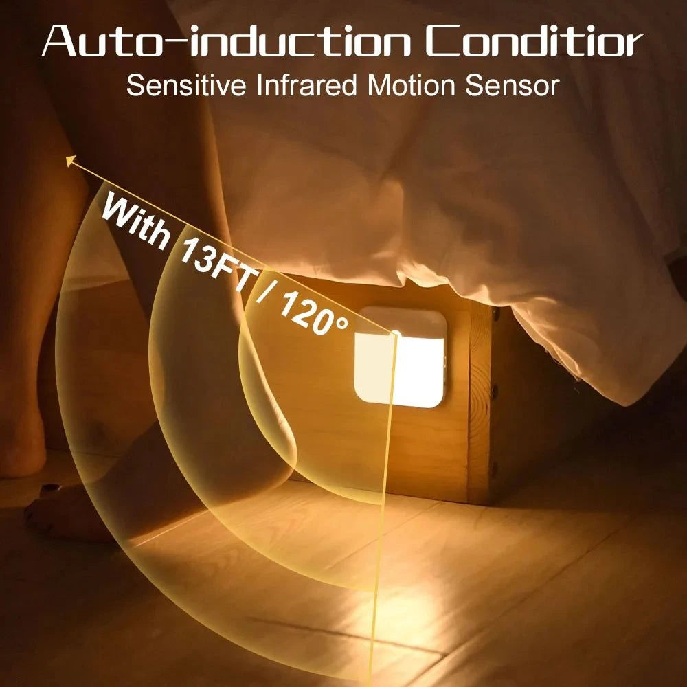Motion Sensor LED Light – USB-C Rechargeable