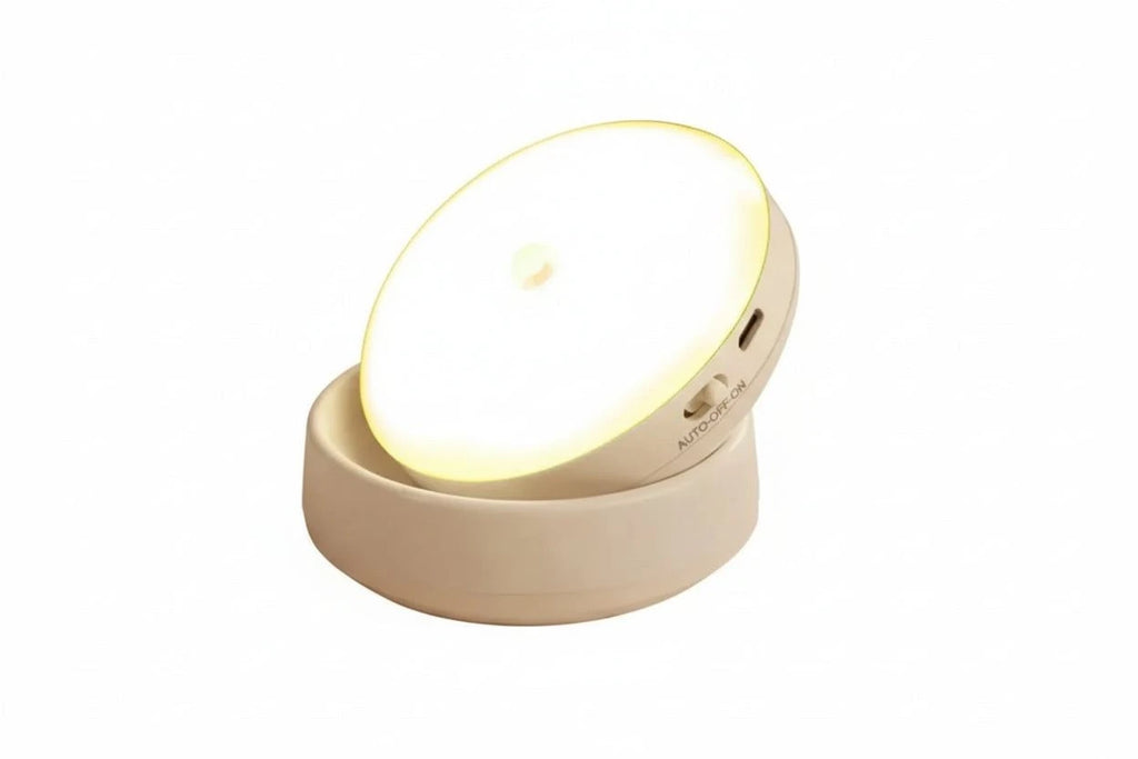 USB Rechargeable Motion Sensor Night Light – Automatic LED Bedside Lamp