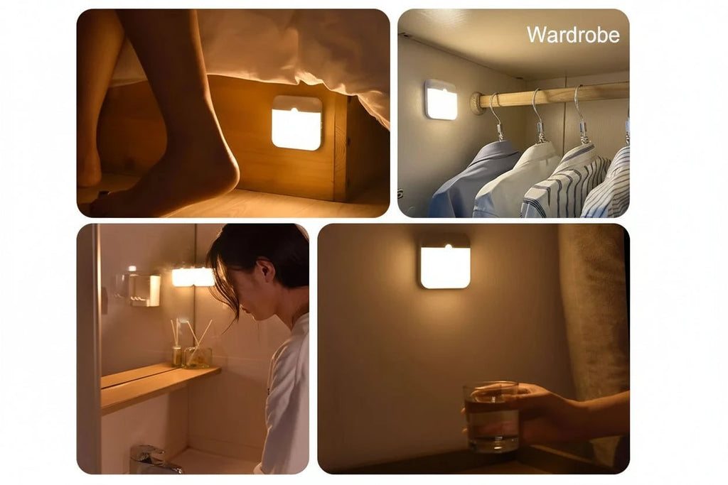 Motion Sensor LED Light – USB-C Rechargeable