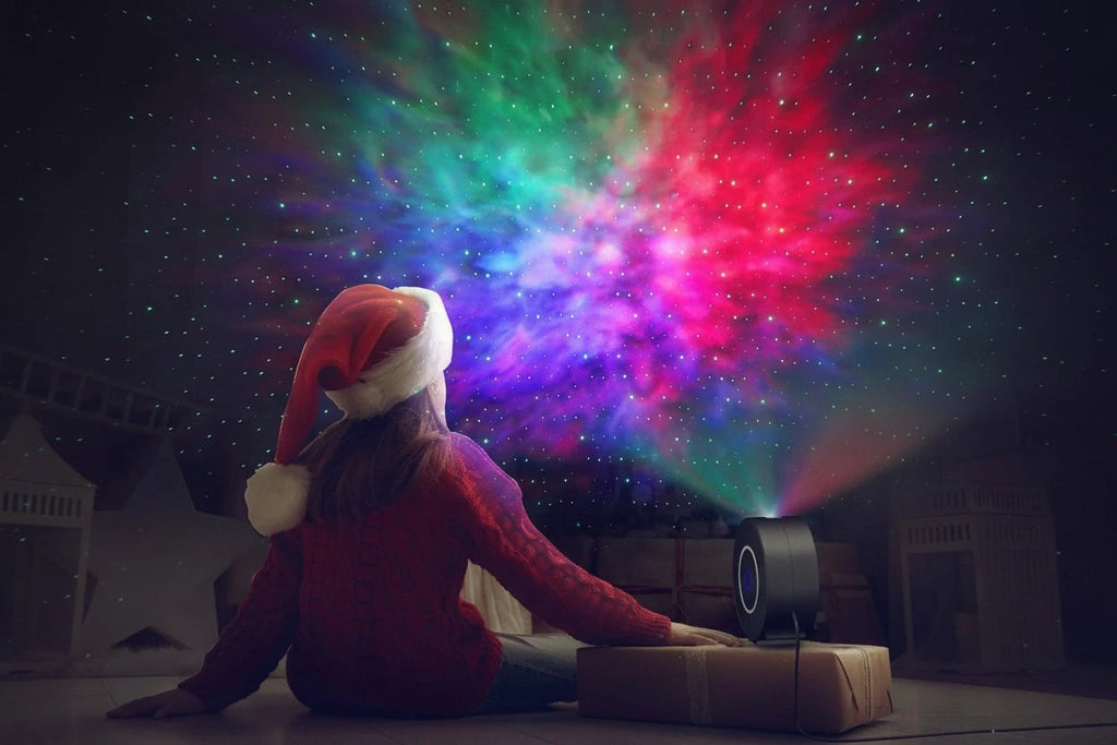 Aurora Sky Projection Lamp – Galaxy Starry Night Light with Aurora Borealis Effect