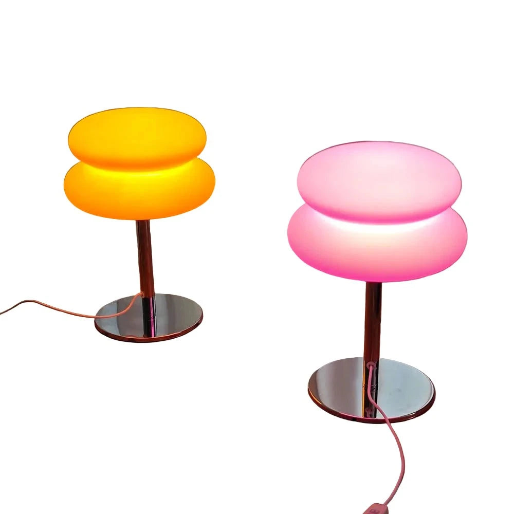 LumiNest Creamy Bedside Lamp – Soft Touch Dimmable LED Night Light