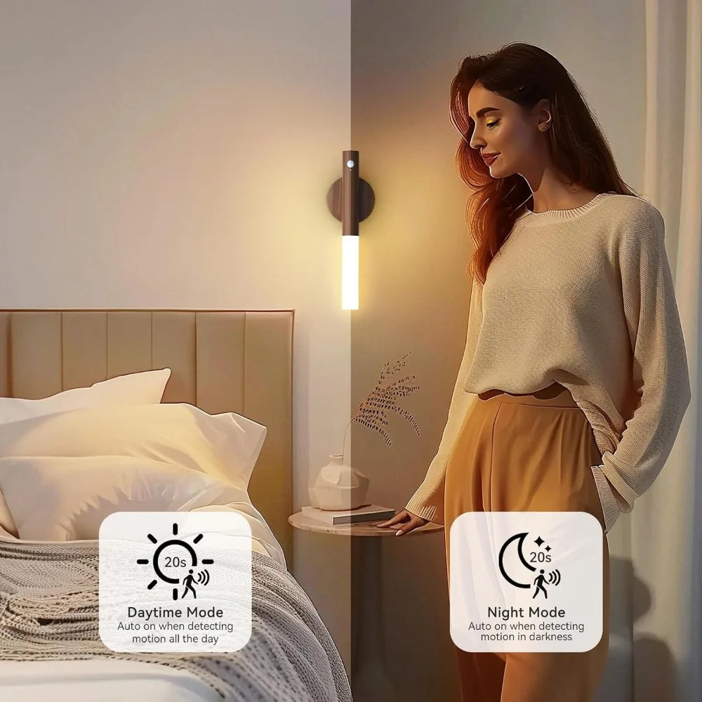 LumiSense Motion Sensor Light – Automatic LED Night Light with Dusk-to-Dawn Sensor