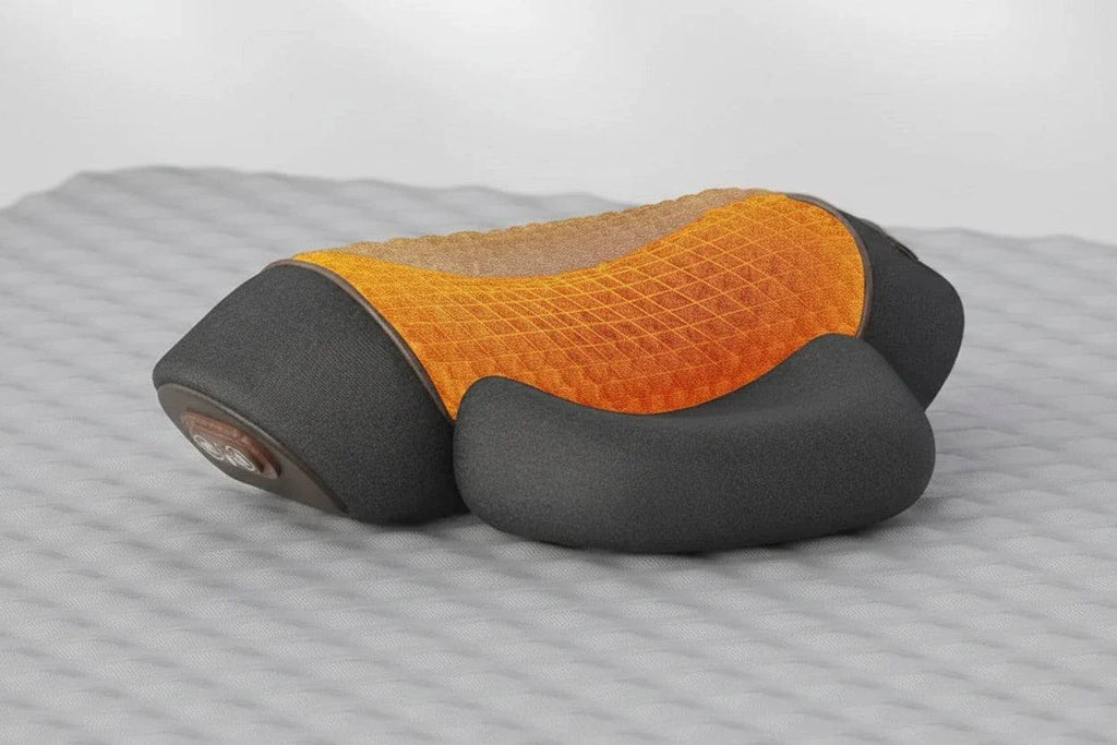 Premium electric neck and shoulder massager with heat, vibration, and kneading functions