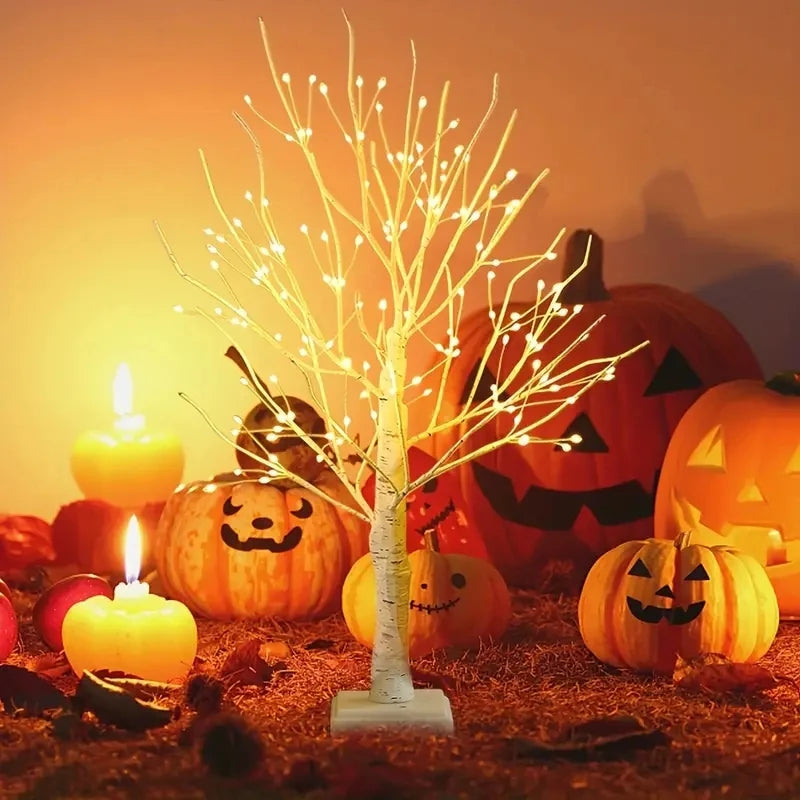 144 LED Birch Tree Light Warm White USB Battery Powered