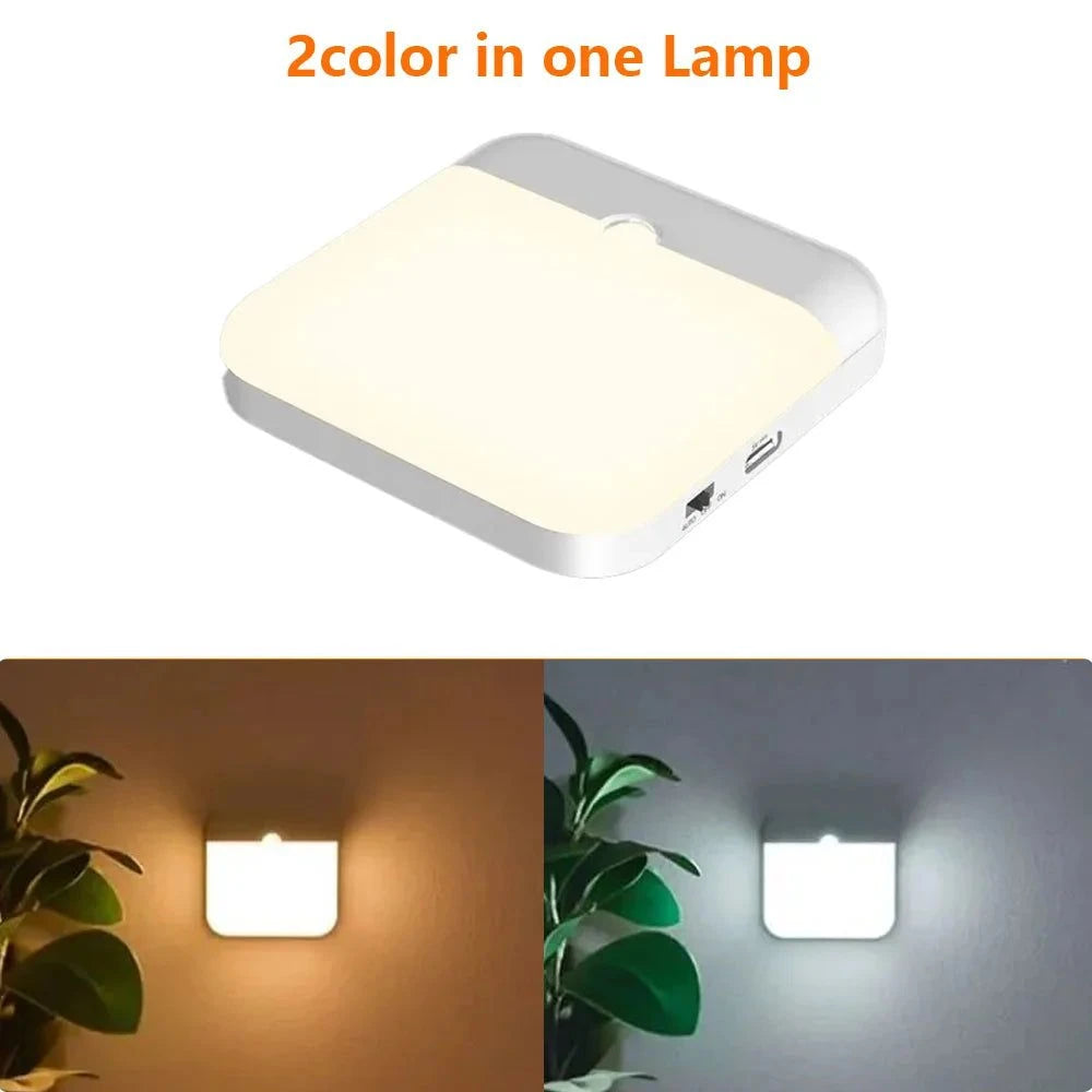 Motion Sensor LED Light – USB-C Rechargeable