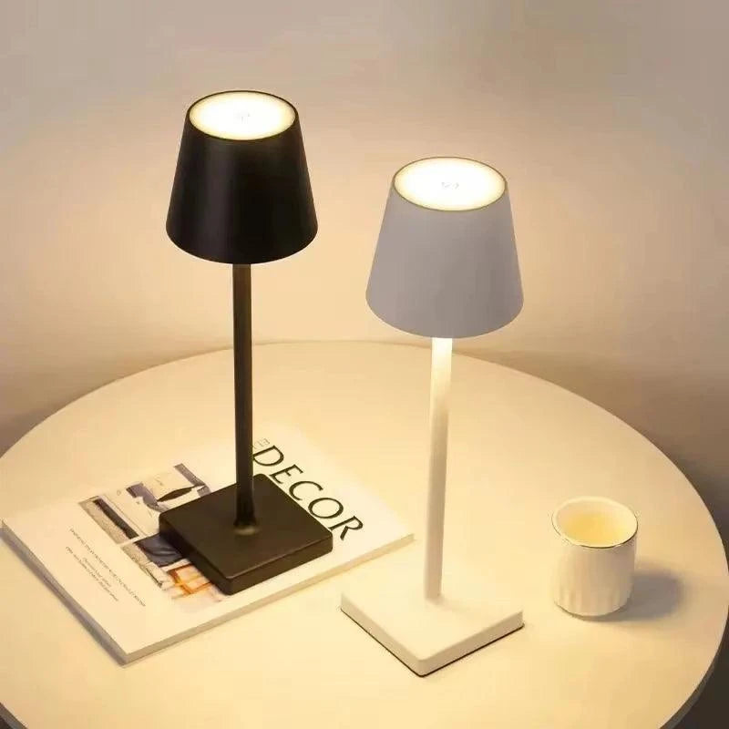 AuraGlow Rechargeable LED Lamp – Dimmable Touch Control Ambient Light