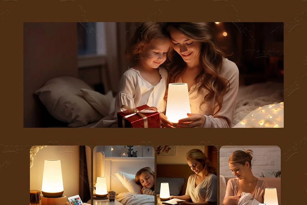 Rechargeable Ambient Touch Lamp – Dimmable LED Night Light with Touch Control