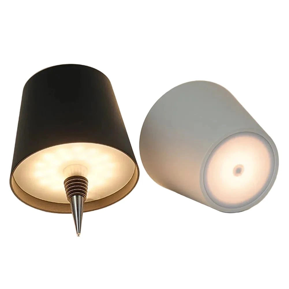 Rechargeable Wine Bottle LED Lamp - Cordless Touch Dimming Table Light with Type-C Charging