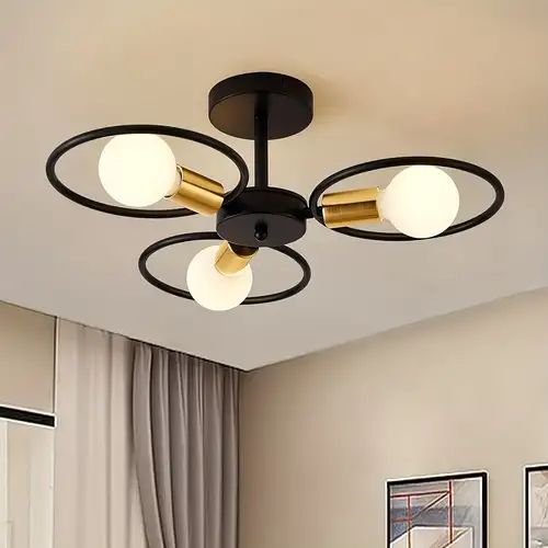 Modern Crystal Ceiling Fan with Retractable Blades – APP & Remote Control LED Lightn